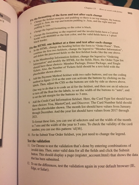 Solved 502 Section 3 More HE AMd C Exercise 13-1 Create a | Chegg.com