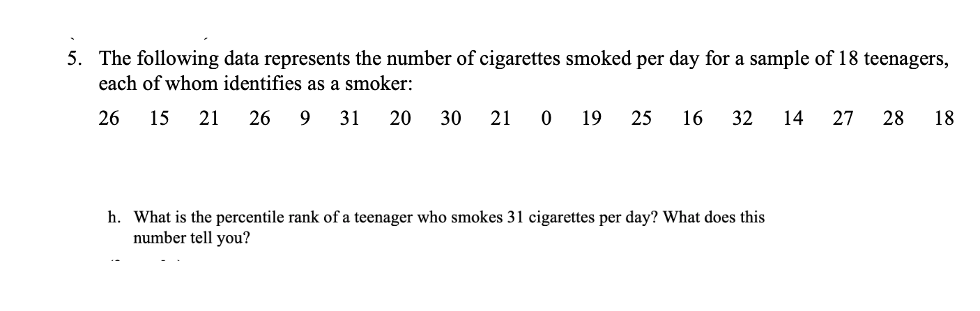 number of cigarettes smoked per day Figure 13.16, Mean day, by gender, year, and birth cohort - The Health Consequences of Smoking50 Years of Progress Solved 5. The following data