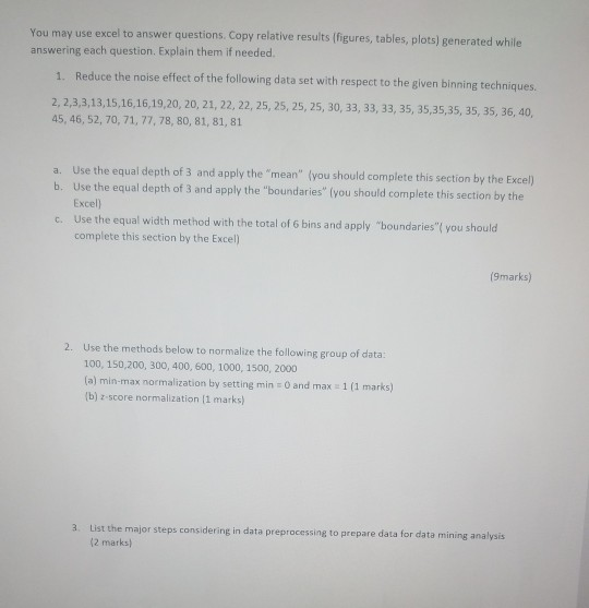 Paragraph Style Answer Paragraph Styles You may use excel to answer | Chegg.com