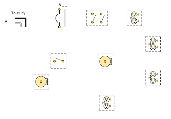 The following is a layout of the lighting circuit for | Chegg.com