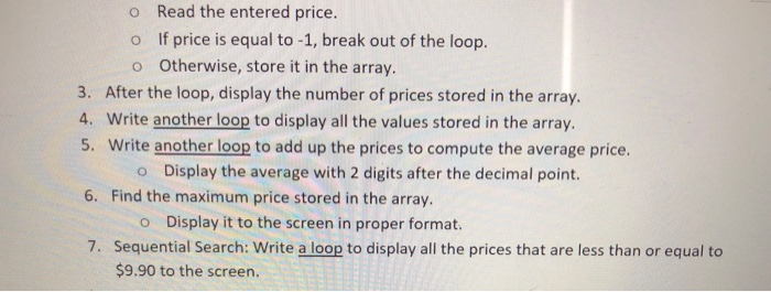 Solved Program: Assume there are up to 50 different objects | Chegg.com