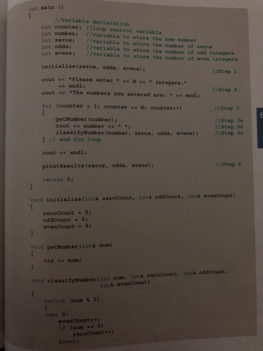 Solved I need help with number 20. C++ I’ll include the code | Chegg.com