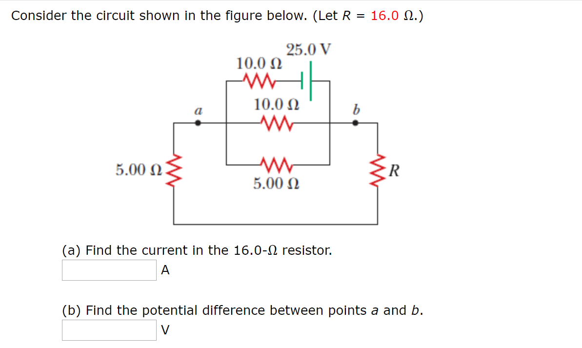 Solved Consider The Circuit Shown In The Figure Below. (Let | Chegg.com