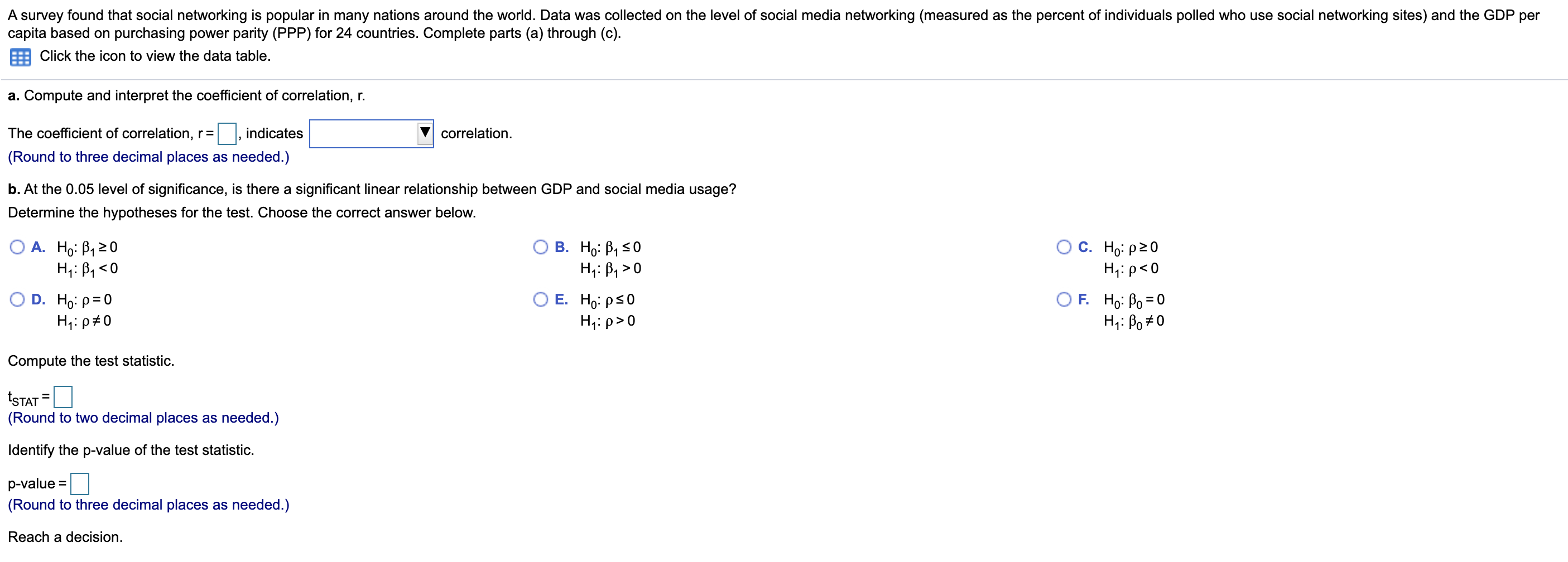 Solved A survey found that social networking is popular in | Chegg.com