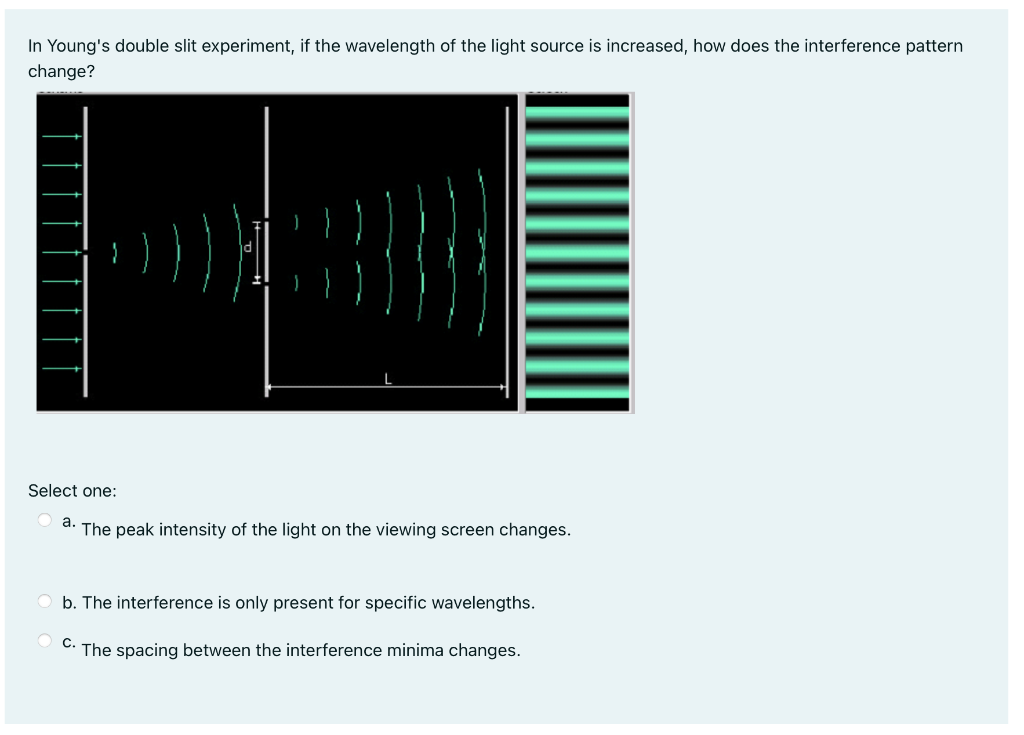 describe young's double slit experiment to demonstrate interference of light