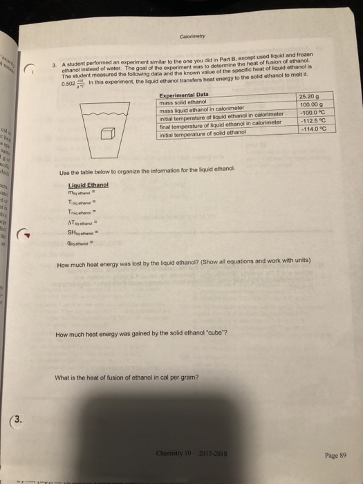 Solved a student performed an experiment similar to the one | Chegg.com