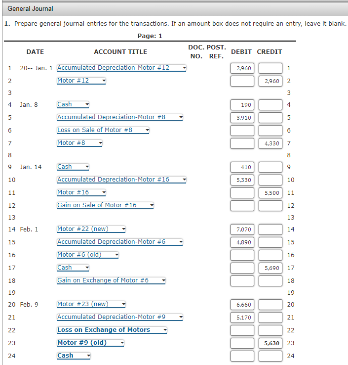 Solved Required: 1. Prepare general journal entries for the 