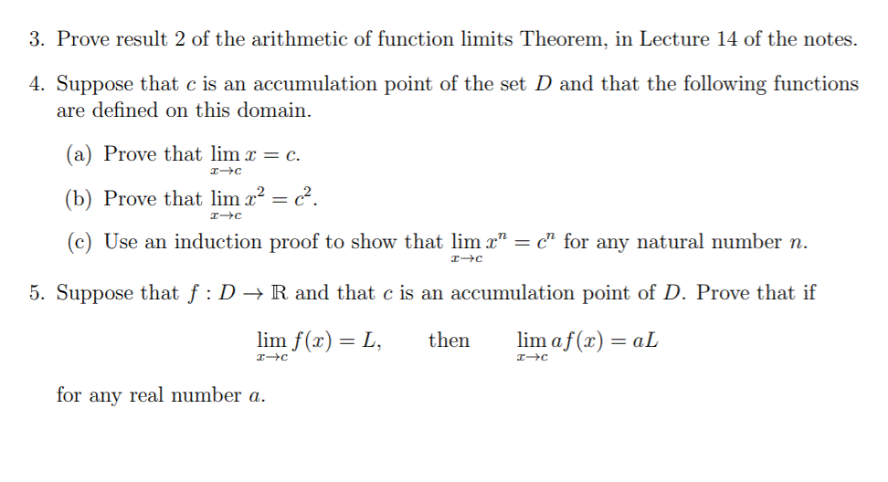 Solved 3. Prove result 2 of the arithmetic of function | Chegg.com