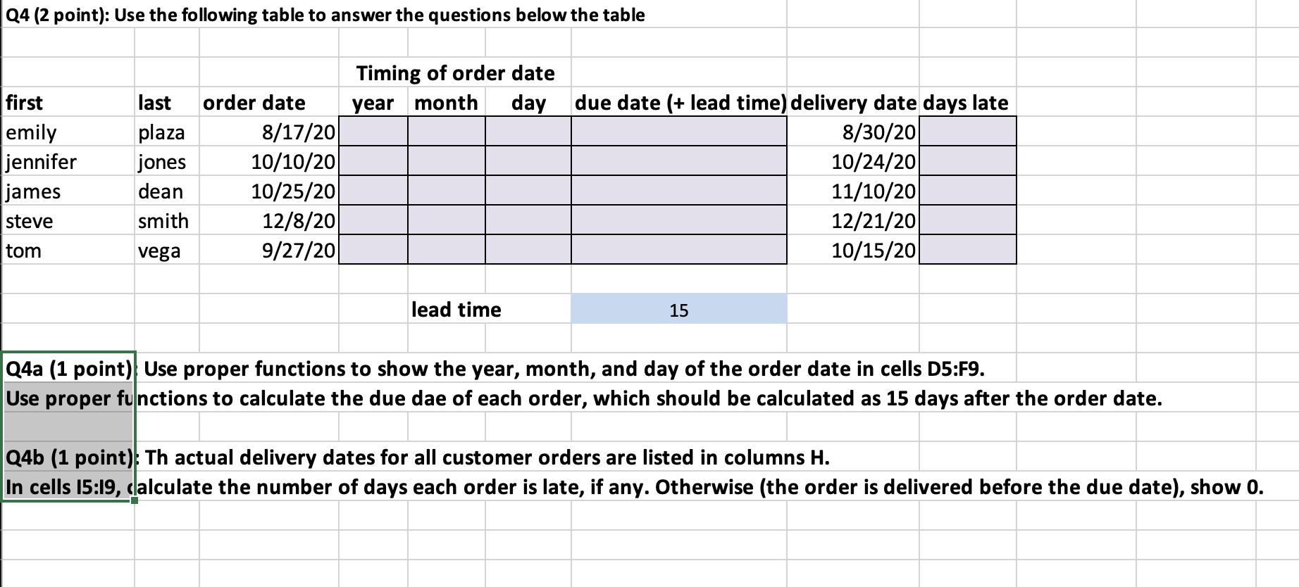 Solved Q3 ( 2 point +1 bonus point): Use the following table | Chegg.com