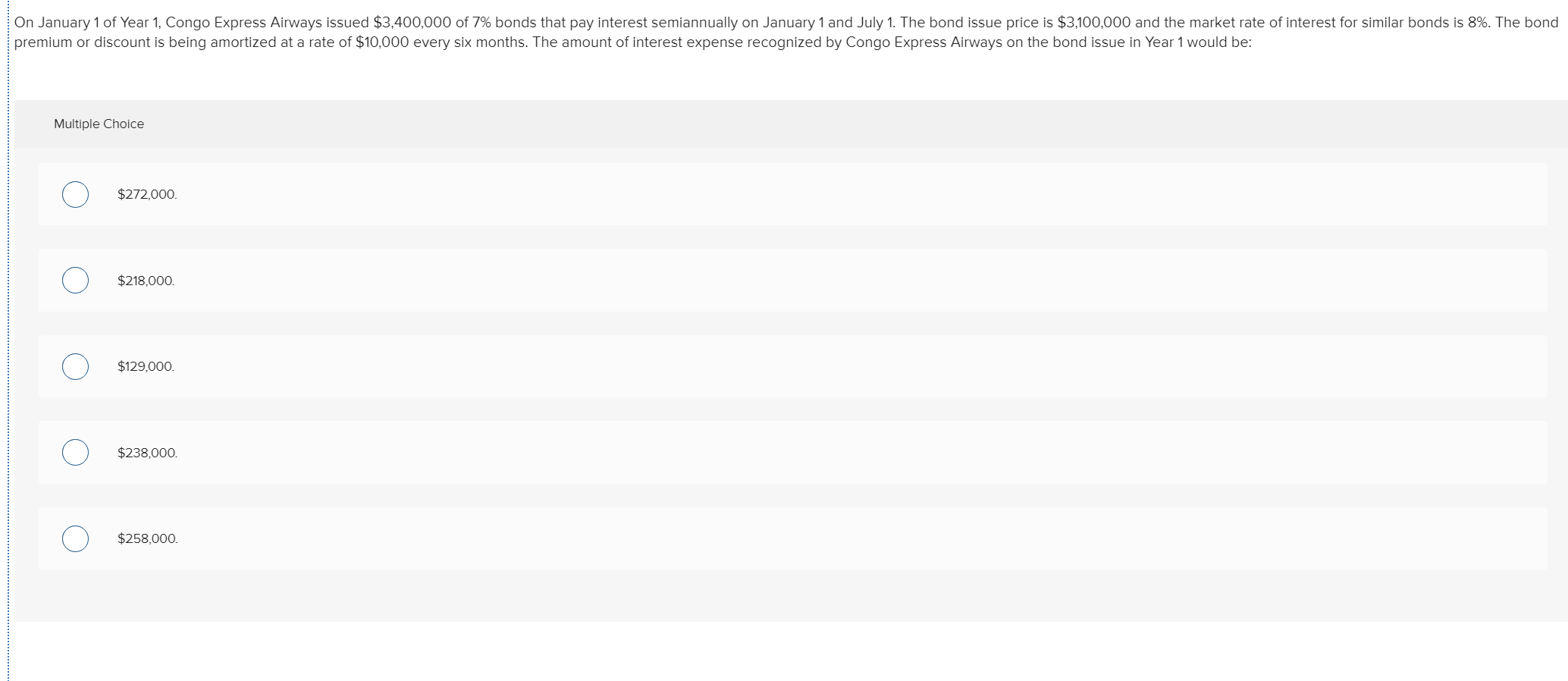 Solved On January 1 of Year 1, Congo Express Airways issued