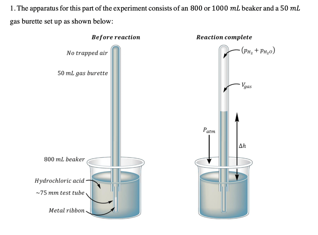 gas burette experiment