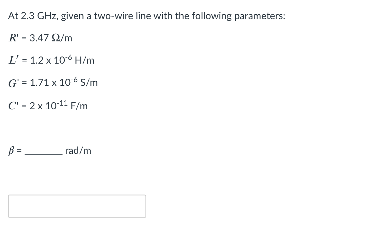 Solved A lossless microstrip line uses a 1-mm wide | Chegg.com
