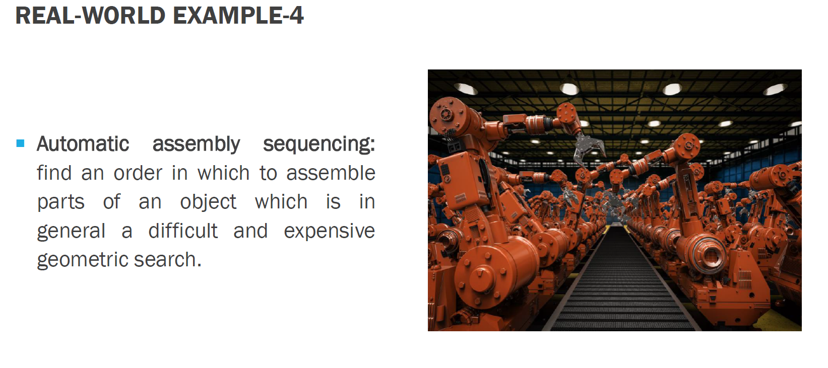 Solved REAL-WORLD EXAMPLE-4 - Automatic Assembly Sequencing: | Chegg.com