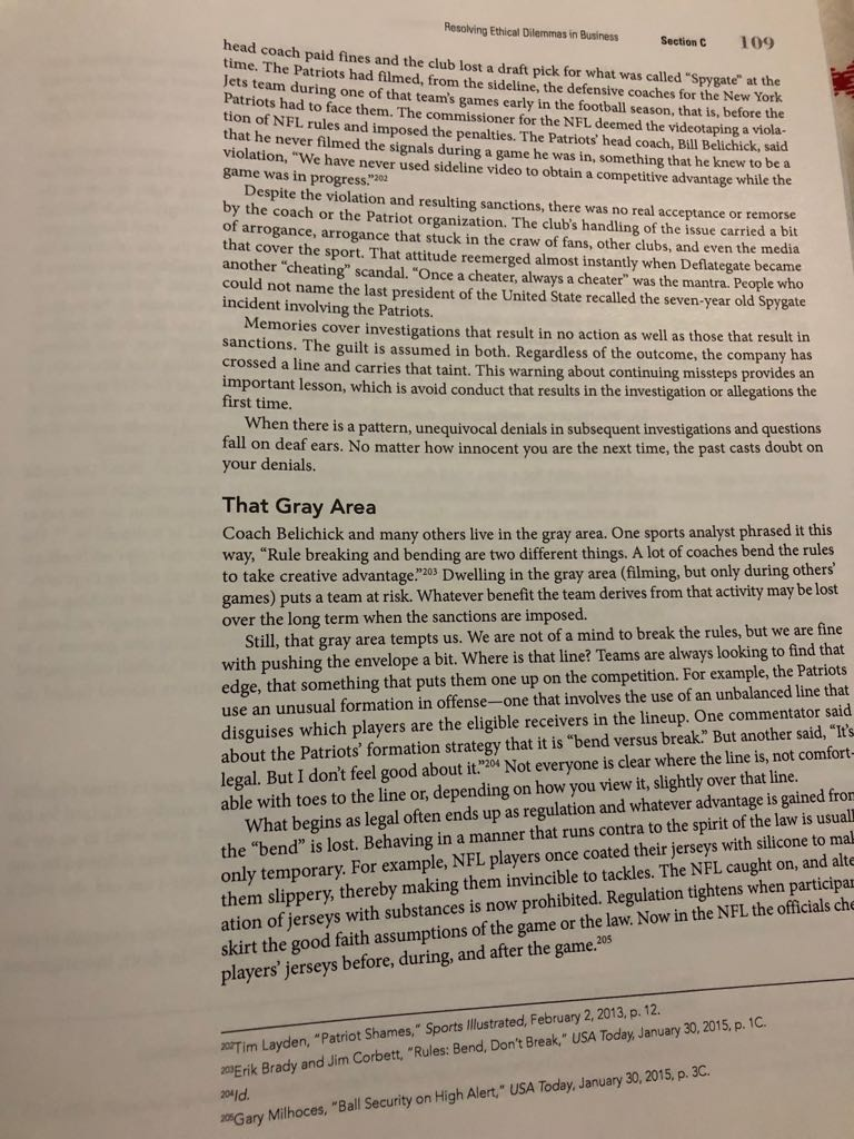 deflategate case study answer key