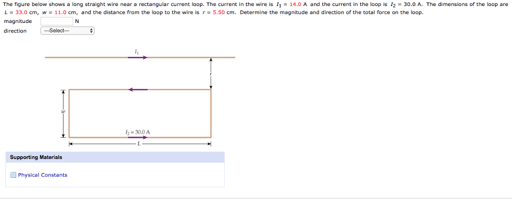 Solved The figure below shows a long straight wire near a | Chegg.com