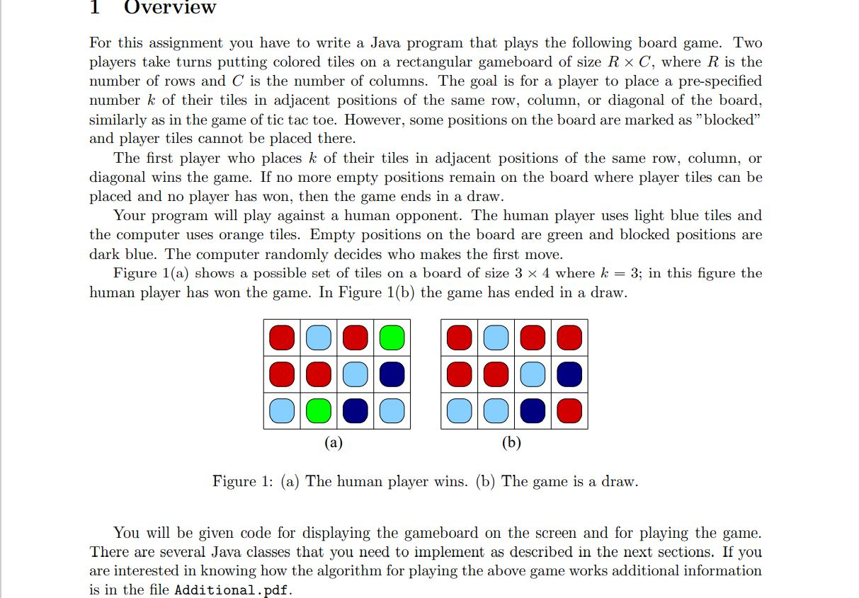 PosPlay : /* This class represents a possible play | Chegg.com