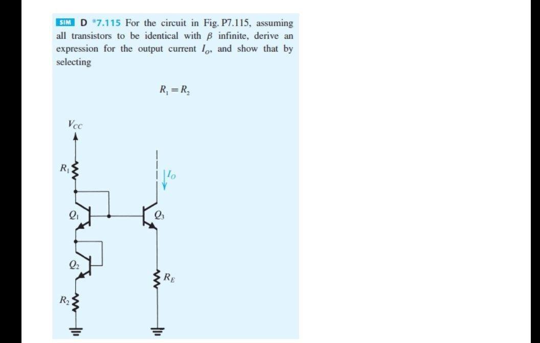 Solved SIM D 7.115 For The Circuit In Fig. P7.115, Assuming | Chegg.com