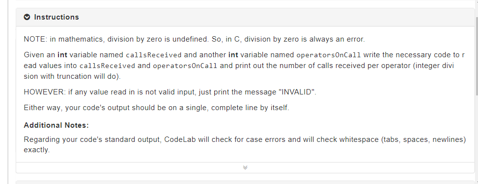 Solved Instructions NOTE: in mathematics, division by zero | Chegg.com