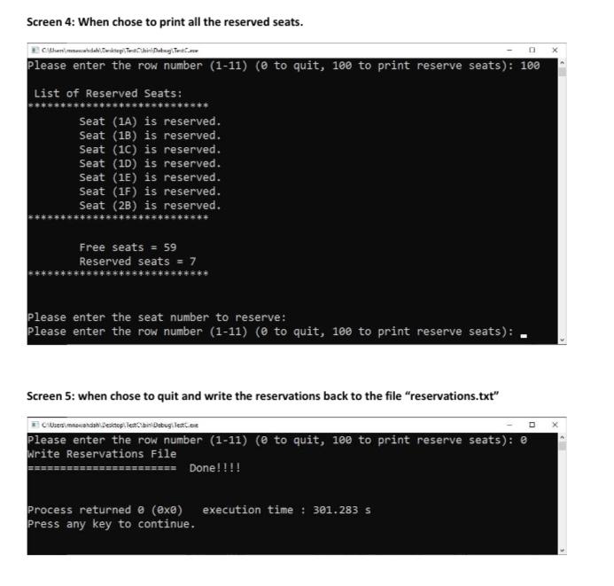 Solved Write a complete C program that manages the | Chegg.com