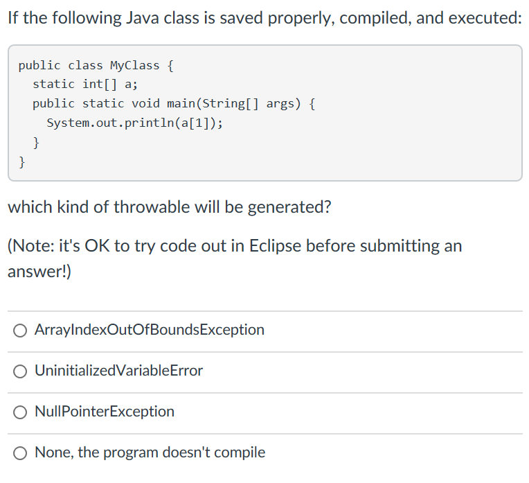 Solved: 1.A B. C.If a Java main method runs forever in the