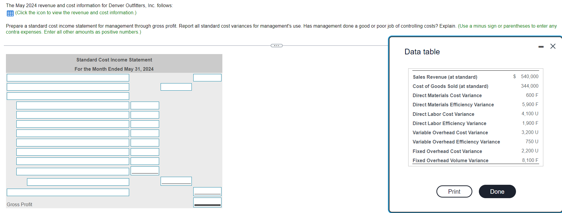 Solved The May 2024 Revenue And Cost Information For Denver Chegg Com   PhpXaPaKt