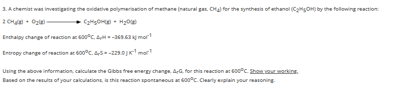 Solved 3. A Chemist Was Investigating The Oxidative | Chegg.com