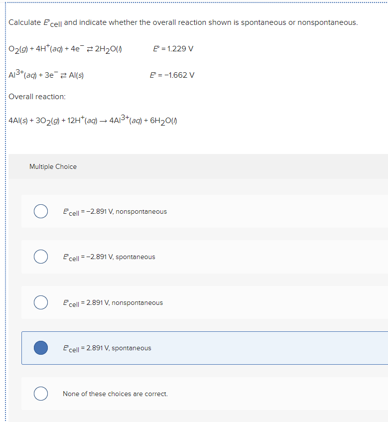 solved-calculate-ecell-and-indicate-whether-the-overall-chegg