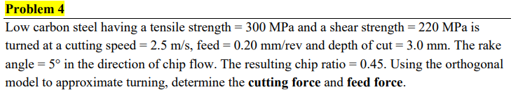 Solved Low carbon steel having a tensile strength =300MPa | Chegg.com