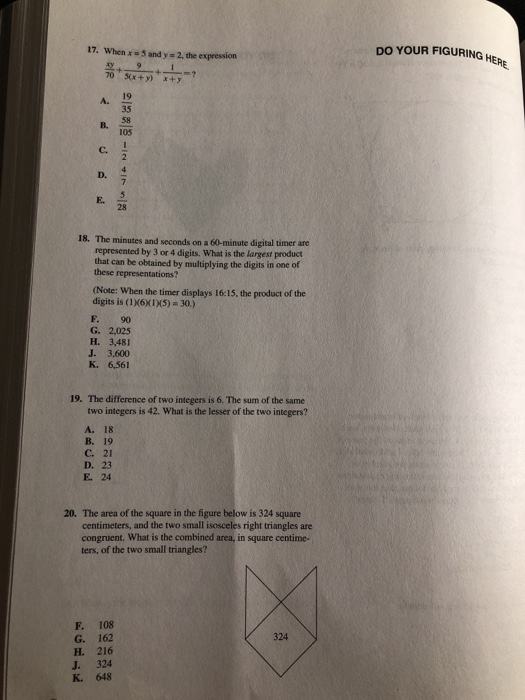 Solved 14. In the figure below, the circle with center O is | Chegg.com