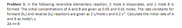 Solved Problem 3. In The Following Reversible Elementary | Chegg.com