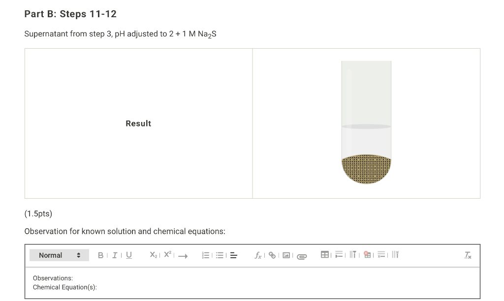 Step 3 Mentioned: Solution (acidified with HNO3) + 12 | Chegg.com