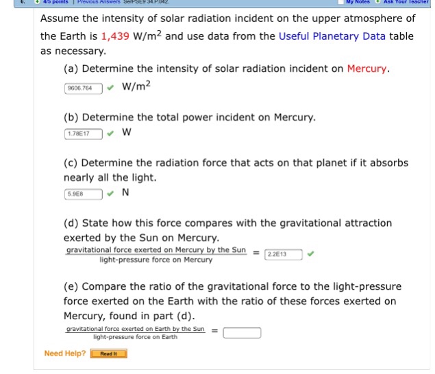 Solved Assume the intensity of solar radiation incident on | Chegg.com