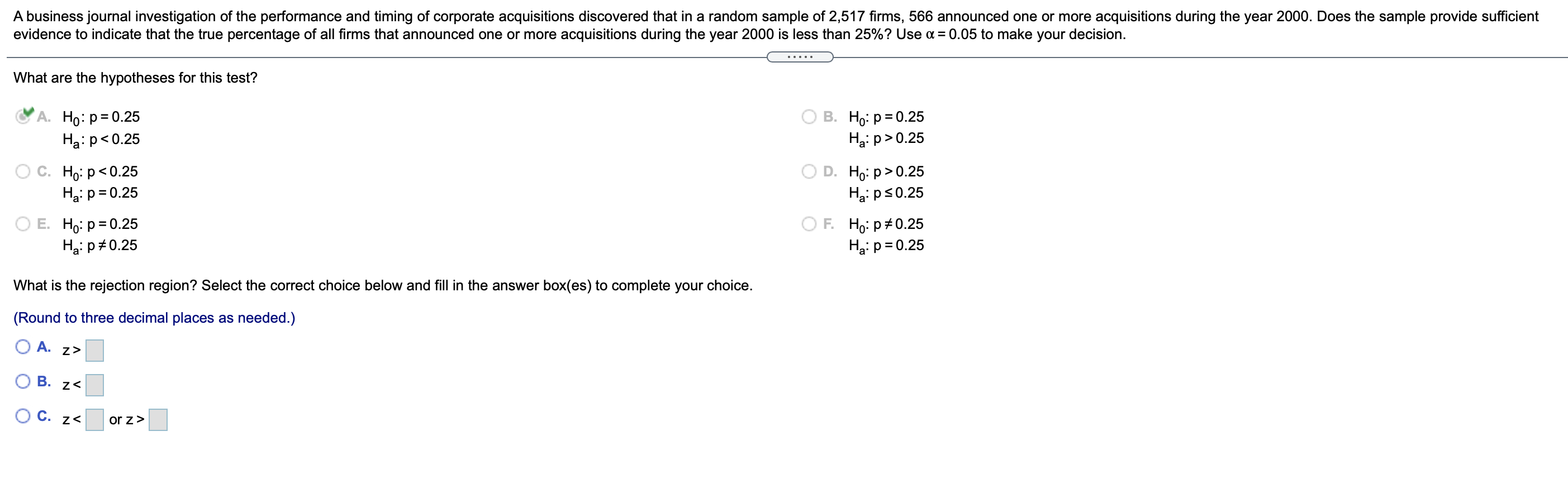 Solved A business journal investigation of the performance | Chegg.com