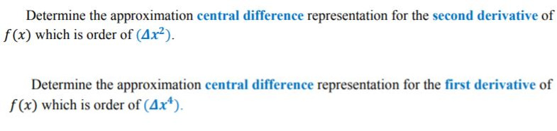 solved-determine-the-approximation-central-difference-chegg