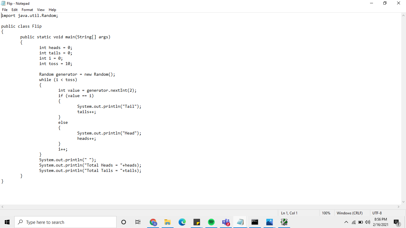 Solved Generate with similar algorithm from Coin toss to Chegg