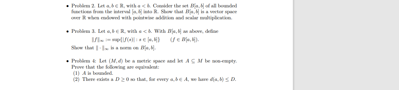 Solved • Problem 2. Let A, B E R, With A 0 So That, For | Chegg.com