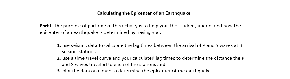 Calculating the Epicenter of Earthquakes - Maple Help