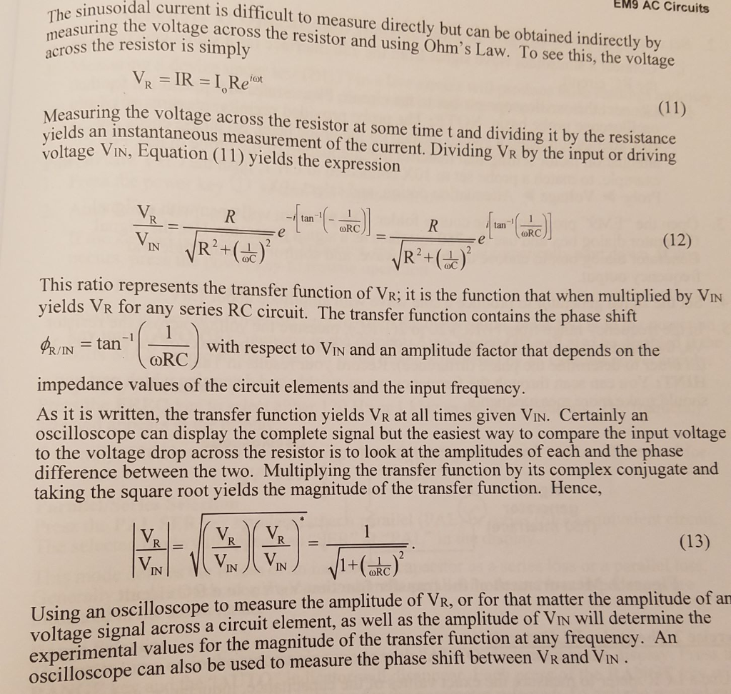 Solved A Answer The Following Question Before The Lab Se Chegg Com