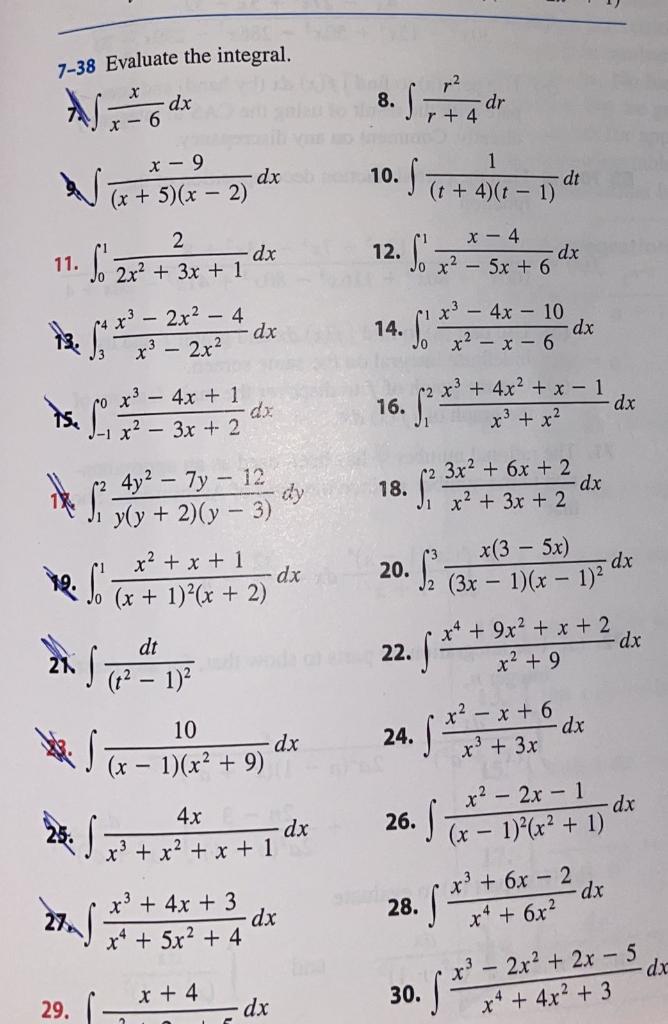 Solved Given ∫38f(x)dx=20 and ∫38g(x)dx=−3, evaluate the