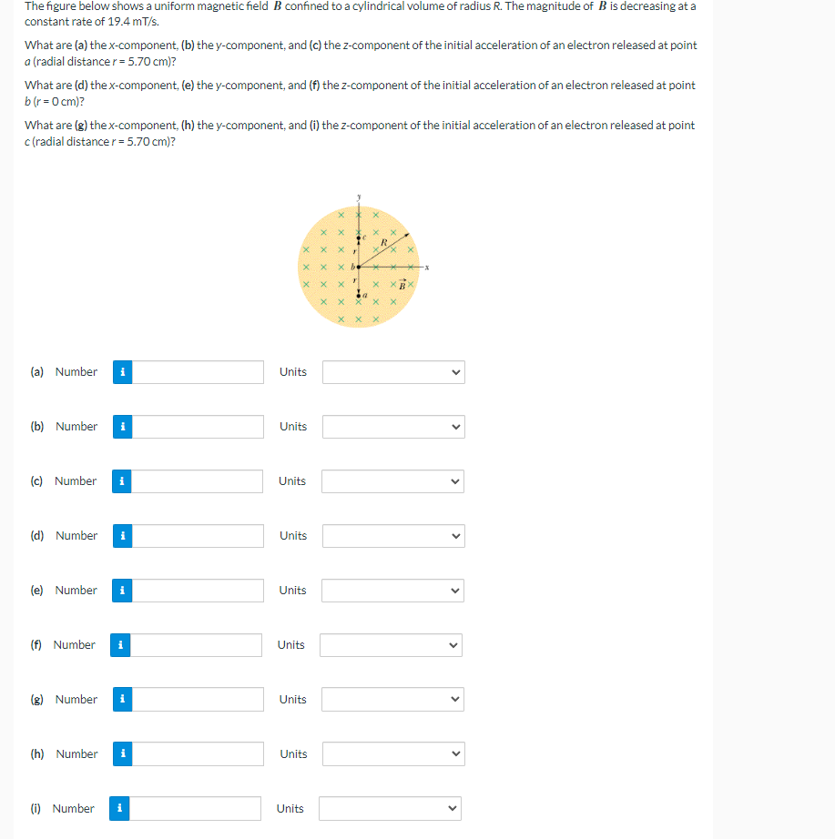 Solved The Figure Below Shows A Uniform Magnetic Field B | Chegg.com