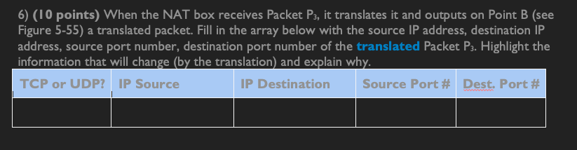 Solved NAT Operations First let us define a flow: two | Chegg.com