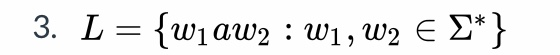 3. L = {ω, αω» : wι, ω» Ε Σ*}