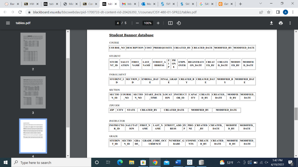 Solved You can use Oracle SQL, DB browser for SQLite for | Chegg.com
