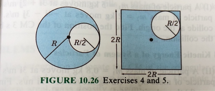 Solved 4 Ii A Uniform Disk Of Radius R Has A Circular 6139