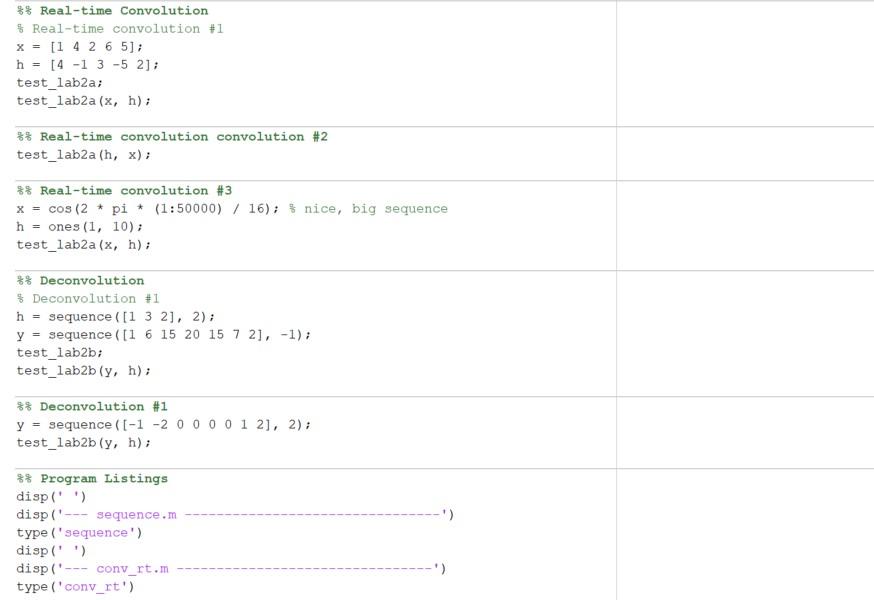 2.3.2 Convolution function - Matlab style You are | Chegg.com