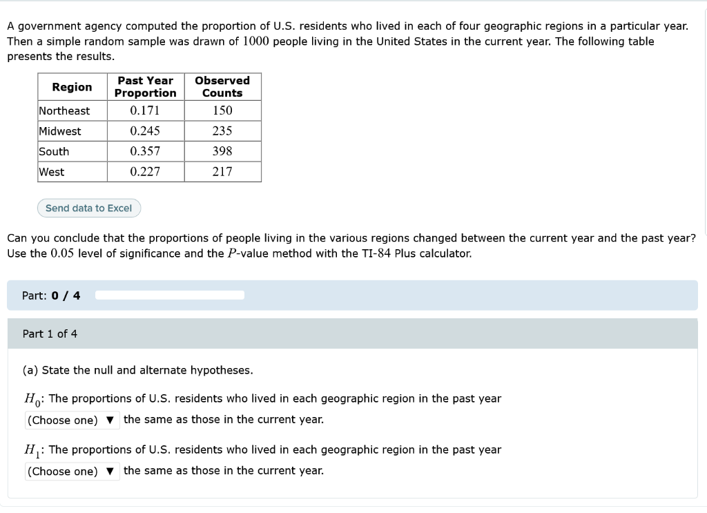 Solved A State The Null And Alternate Hypotheses B F Chegg Com