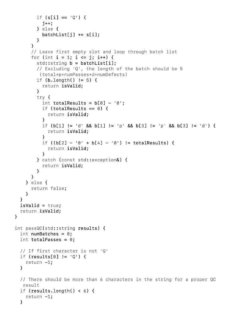 Solved I have a logic error in my C++ code, my task is to | Chegg.com