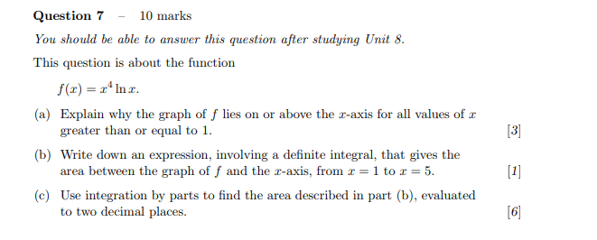Solved Question 710 marks You should be able to answer this | Chegg.com