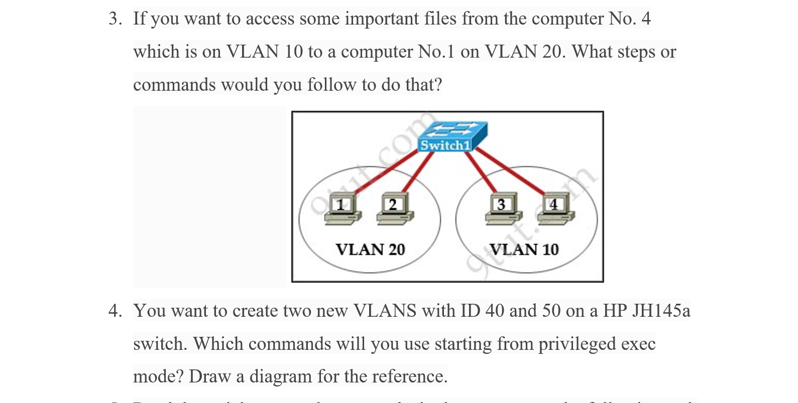 Solved 3. If You Want To Access Some Important Files From | Chegg.com