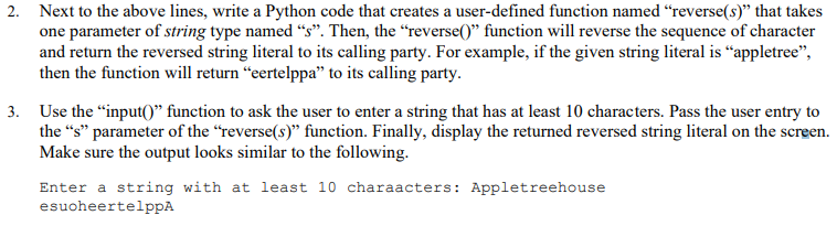 Solved 2. Next to the above lines, write a Python code that | Chegg.com